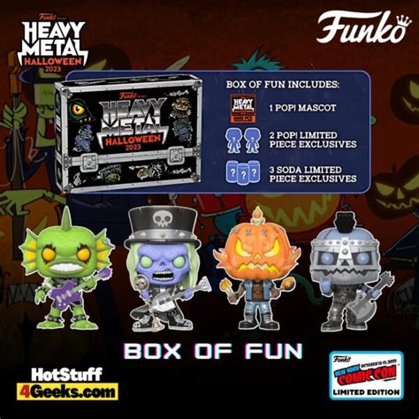 heavy metal box of fun funko|Funko HEAVY METAL HALLOWEEN BOX OF FUN .